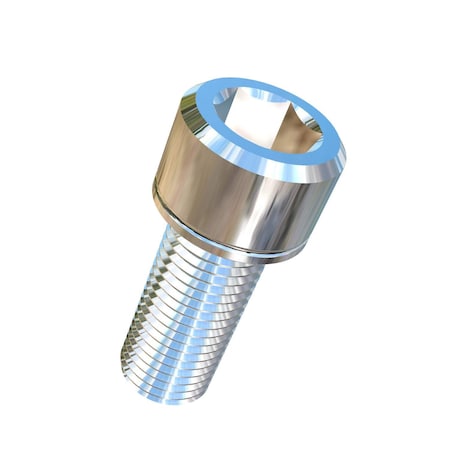 7/16-20 Socket Head Cap Screw, Plain Titanium, 1 In Length